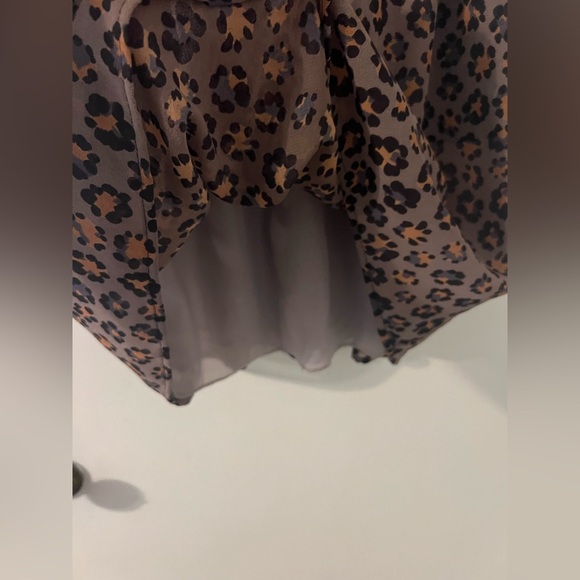 Peppermint brand Leopard Print Sleeveless Dress size L (D-313) - Picture 5 of 12